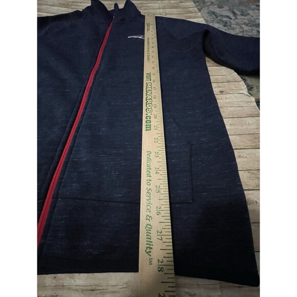 NFL Team Brand New England Patriots Football Sweater Fleece Full Zip Jacket Med - Picture 3 of 7